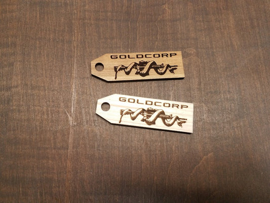 Goldcorp-Bag Tag/Keychain Tag
