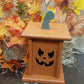 Wooden Laser Cut Halloween/Fall Lantern with Interchangeable Panels