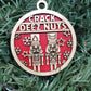 Naughty But Nice- Laser Cut Wooden Ornaments