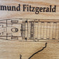 SS Edmund Fitzgerald Laser Engraving