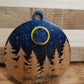 Solar Eclipse Laser Cut Ornament-Wood- City and Country