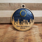 Solar Eclipse Laser Cut Ornament-Wood- City and Country