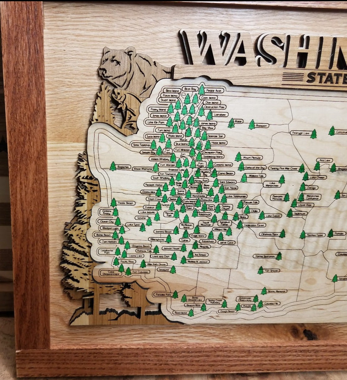 Washington State Park Explorer Map