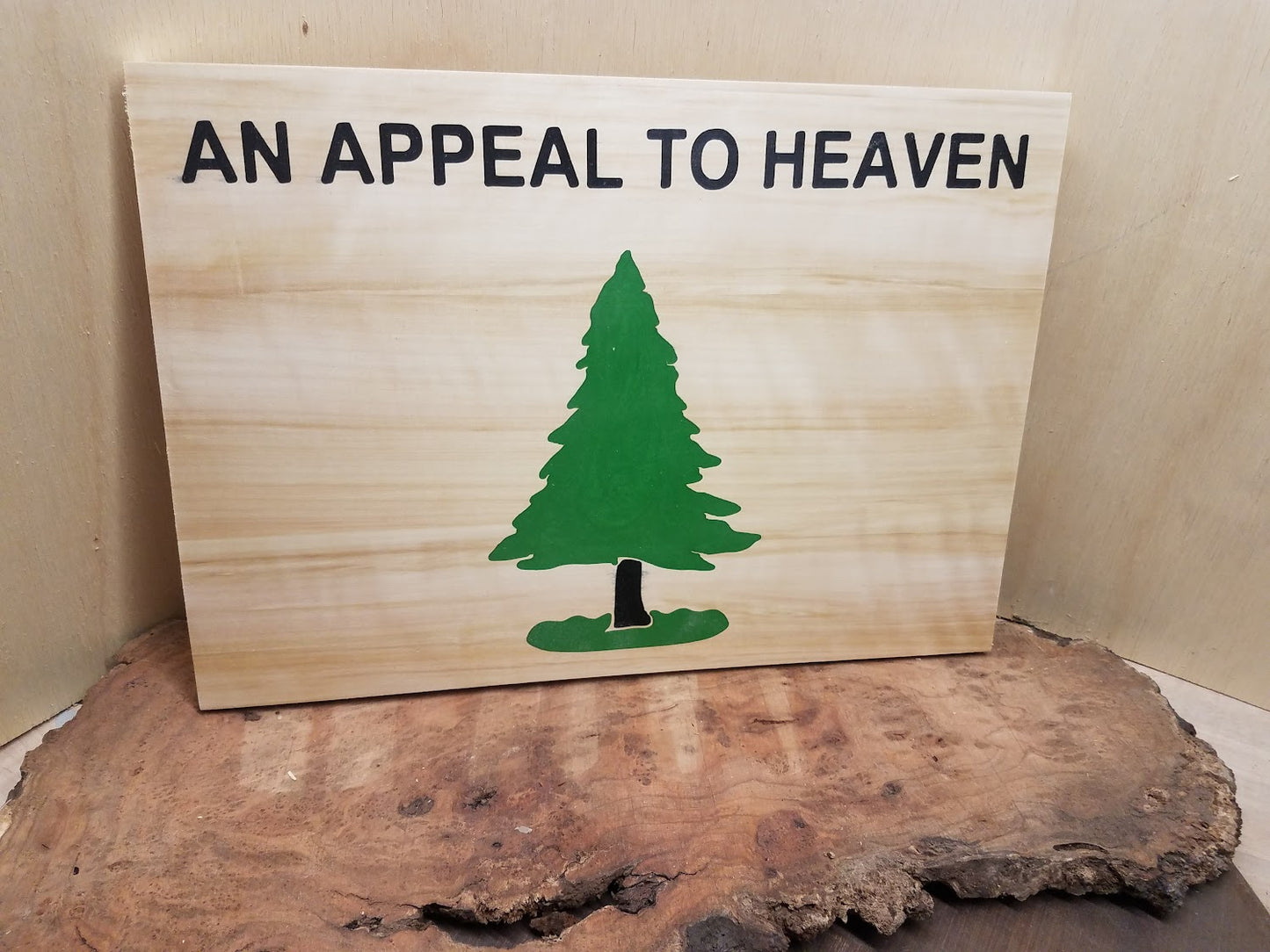 Appeal To Heaven Wooden Flag