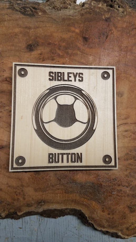 Sibleys Button Coaster