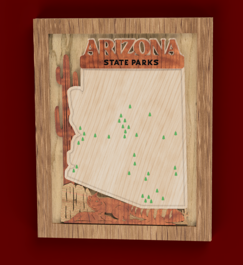 Arizona State Park Explorer Map-Pre order