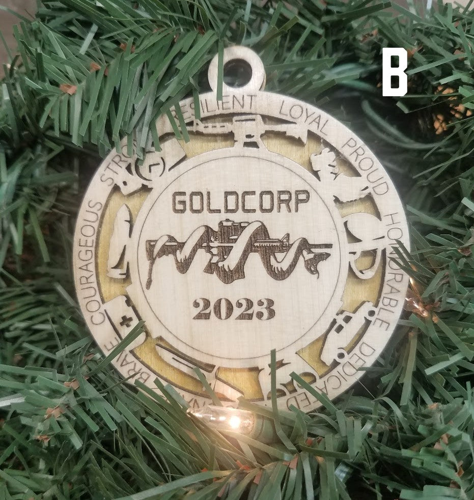 Goldcorp Ornaments- Availble for order