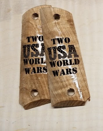 1911 Wood Pistol Grip